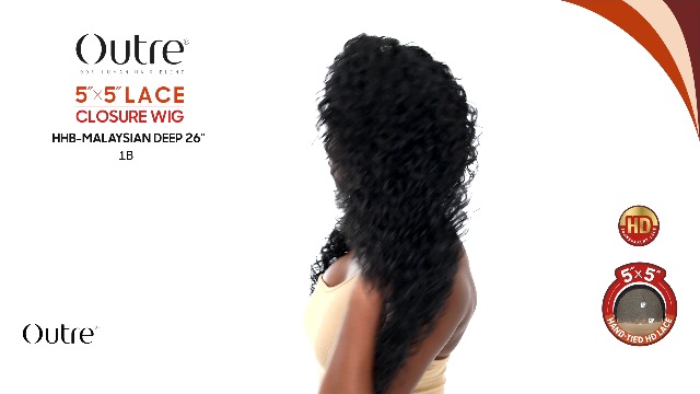 Amazon.com : Outre - 5X5 Lace Closure Wig - Human Hair Blend
